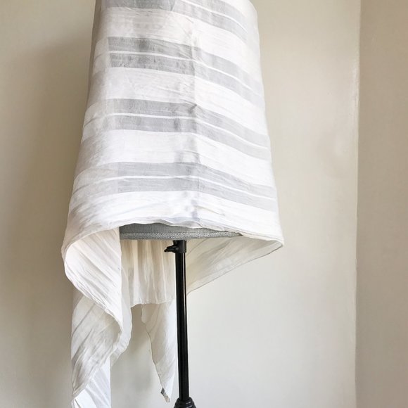 Vintage GUCCI Silk Large Scarf Wrap Cream Ivory - Picture 3 of 6